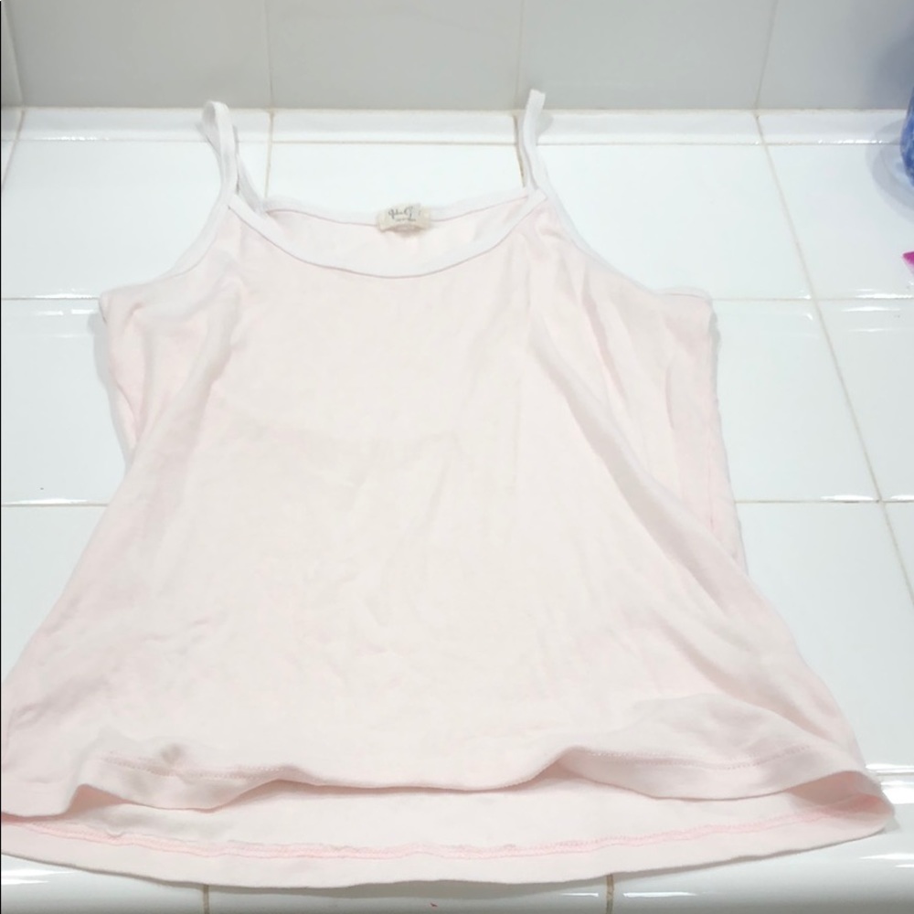 john galt baby pink tank top